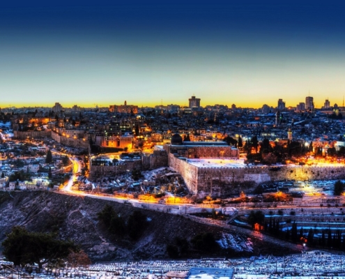 Иерусалим вечером