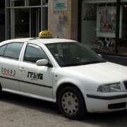 Израильское такси. Skoda.