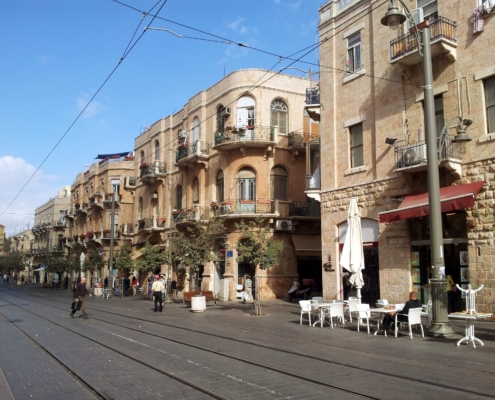 Улица Яффо в Иерусалиме